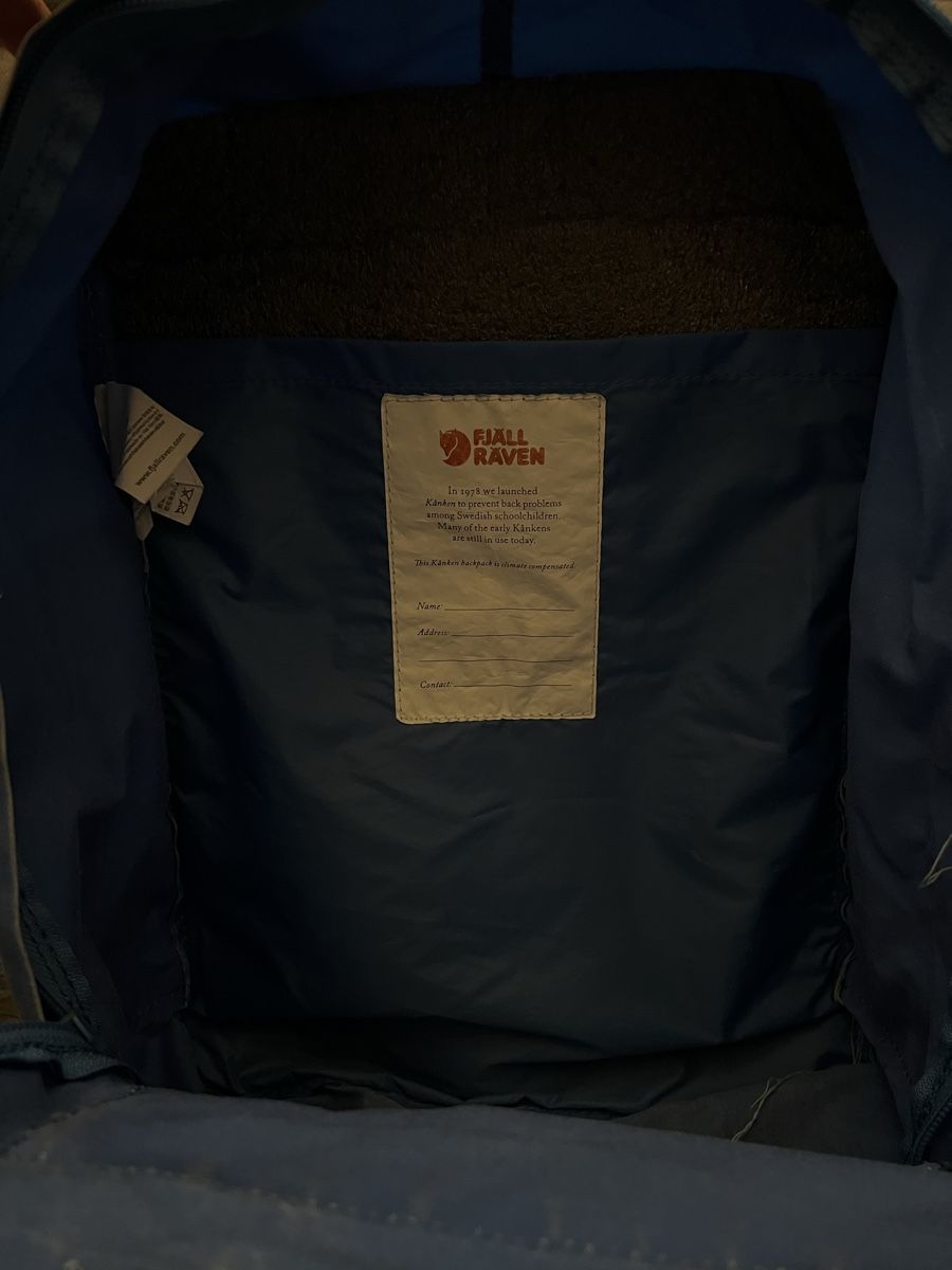 Fjällräven Zaini: Fjällräven Kånken Rucksack blau – Usato da Brislach venduto da ale_t9y7 2