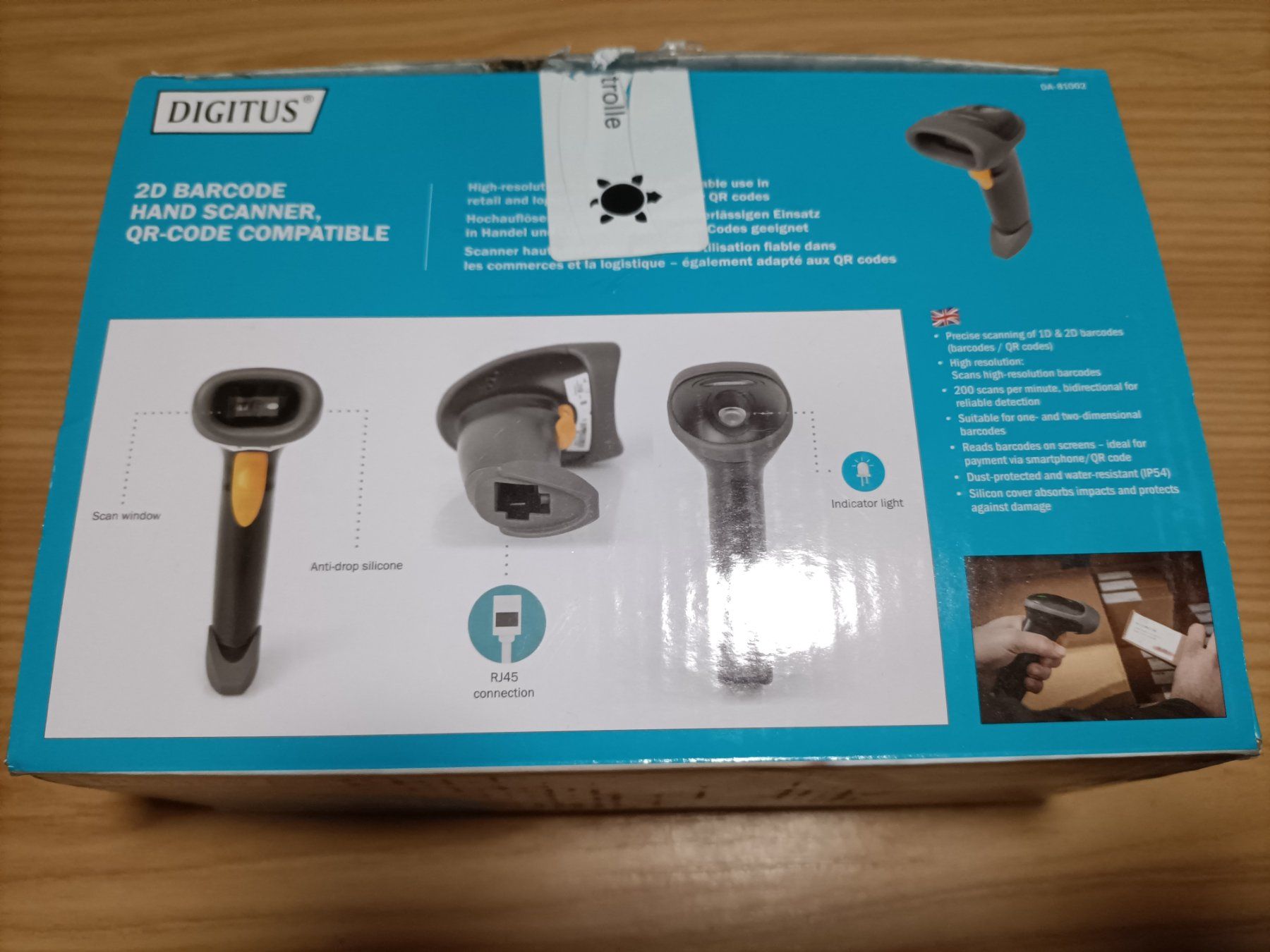 Scanner: Neuwertiger Digitus Barcode Scanner, QR-Code fähig! – Usato da Schöftland venduto da Snacketti7