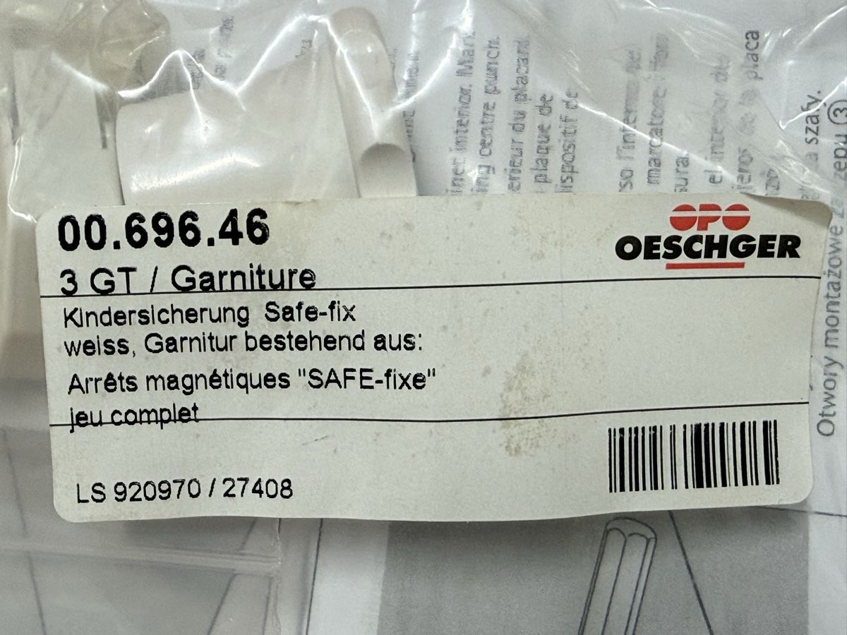 Lucchetti: Kindersicherung Hettich Safe-fix – Nuovo (secondo la descrizione) da Roggwil BE venduto da fengshui 2