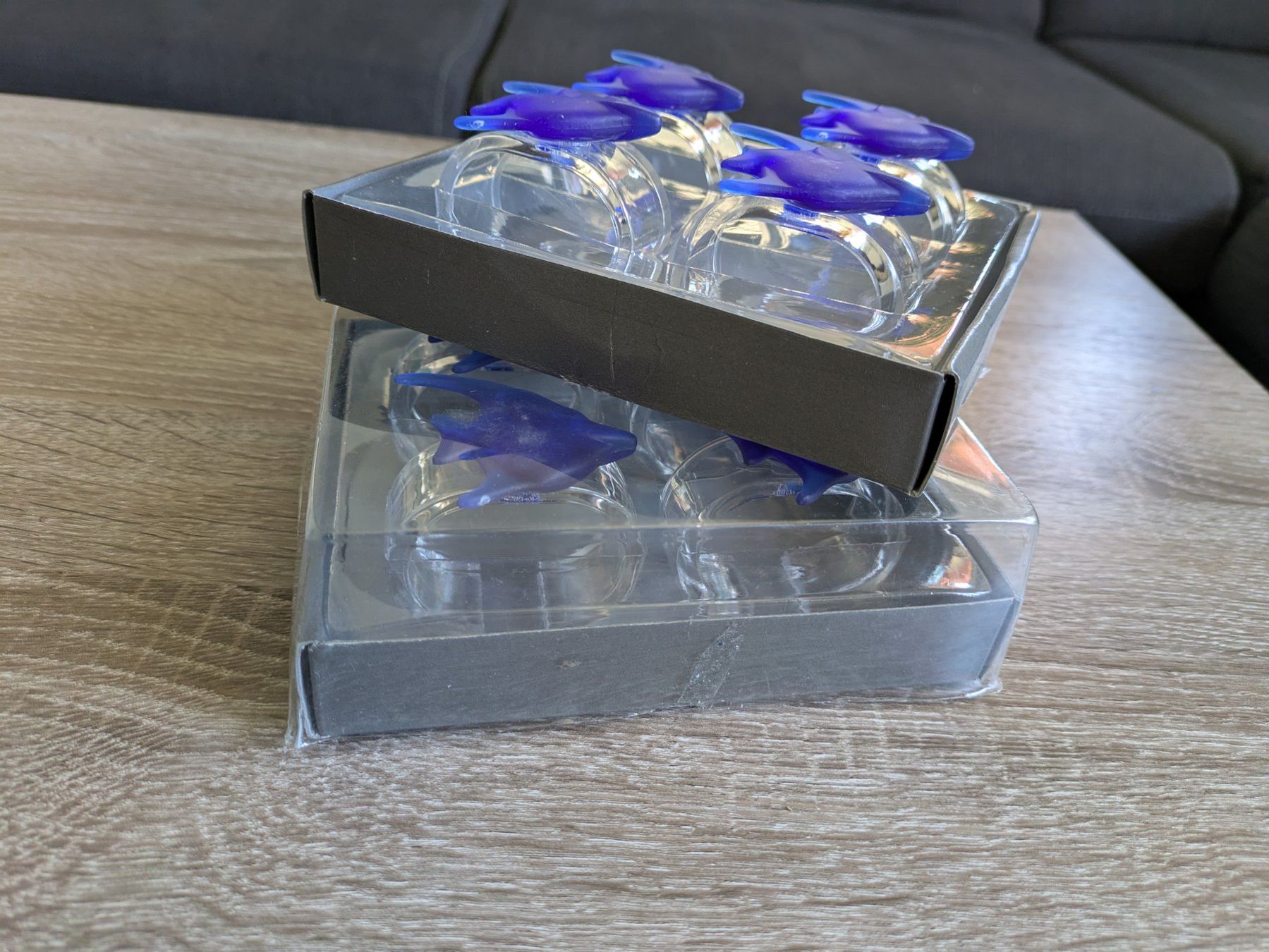 Altro in Decorazioni & Accessori: 8 porta taglioli a forma di pesce blu – Nuovo e nell'imballaggio originale da Claro venduto da Dona1785 1