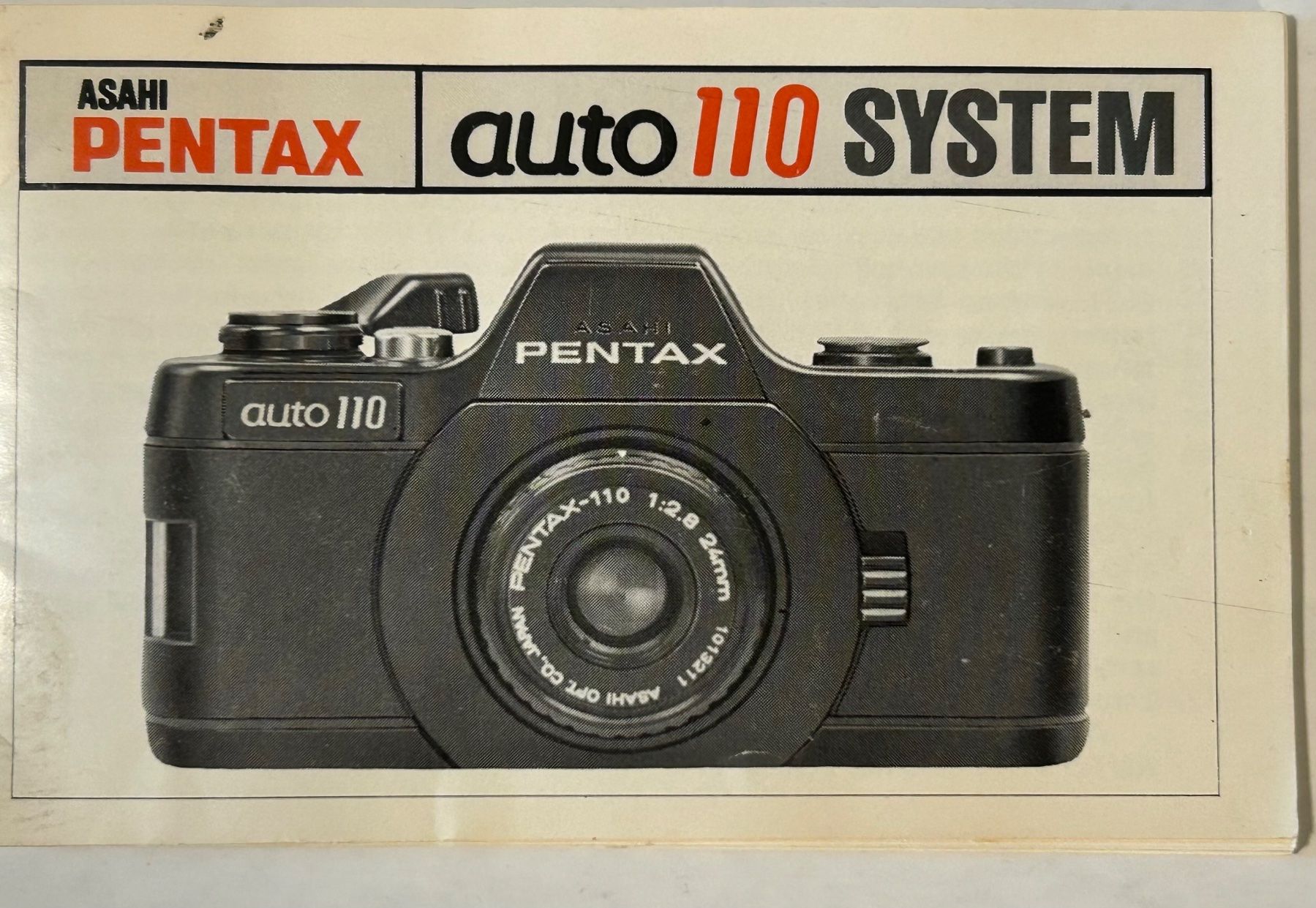 Pentax Fotocamera: Asahi Pentax Auto 110 System Kamera – Usato da Reinach AG venduto da Polarstern1 1