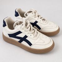 Sneaker Damen weiss dunkelblau 
