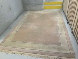 Tapis authentique rose-beige