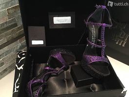 Sandalen mit Swarovski Steine GIANMARCO LORENZI