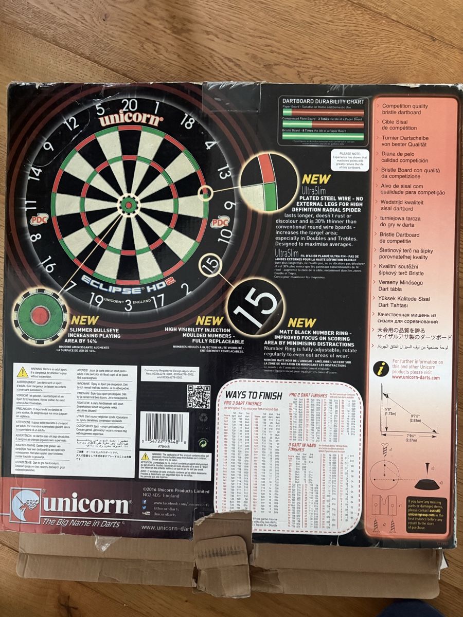 Bogenschiessen: Unicorn Eclipse HD2, professionelle  Dartscheibe – Gebraucht aus Vilters von Peri10 3