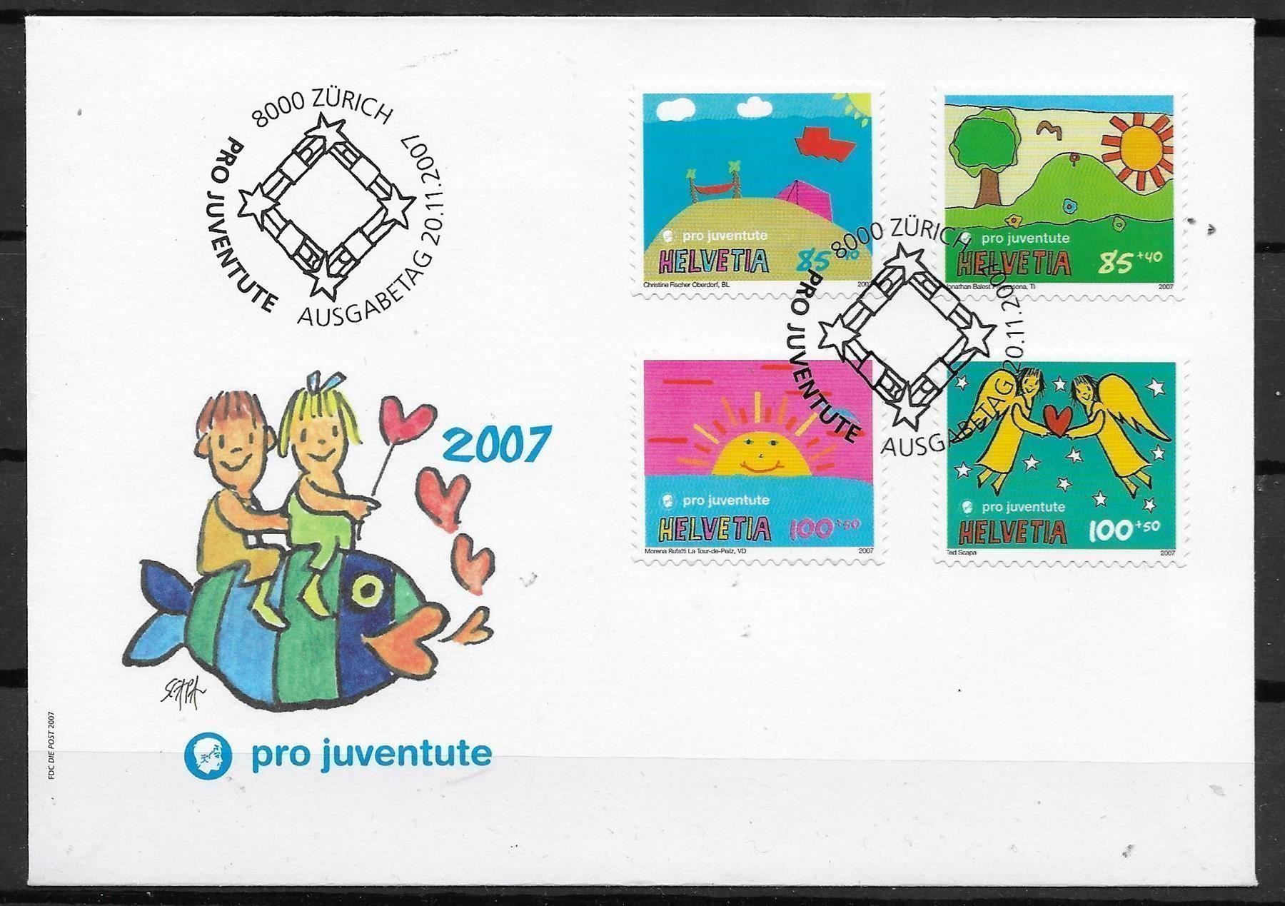 Tutti i francobolli: FJ2007 - FDC Pro Juventute 2007 – Usato da Trélex venduto da Phil_Albert