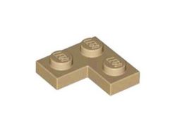 LEGO - 250x Dark Tan Plate 2x2 Corner - 2420 - NEW