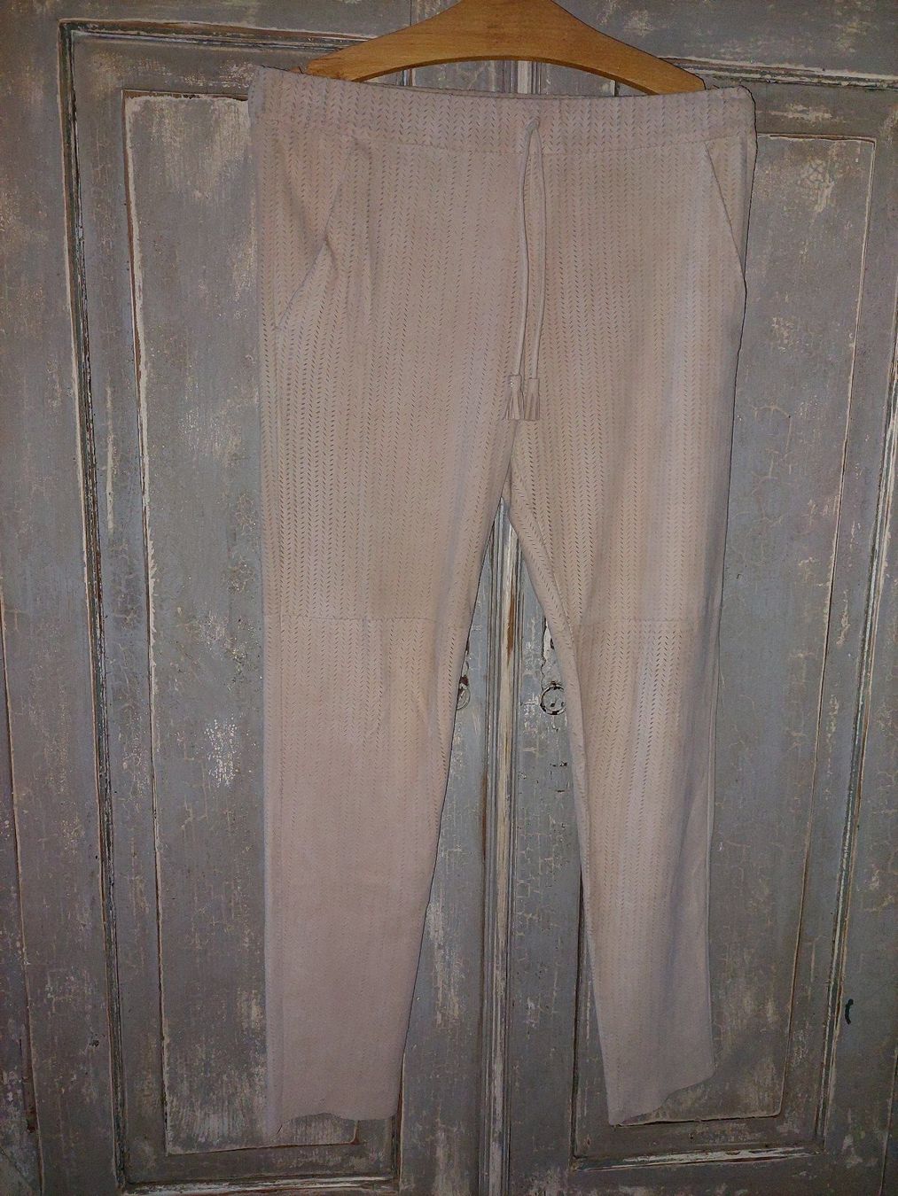 Pantaloni: Brogden . Ziegenleder Hose beige S – Nuovo e nell'imballaggio originale da Besenbüren venduto da teluride89 1