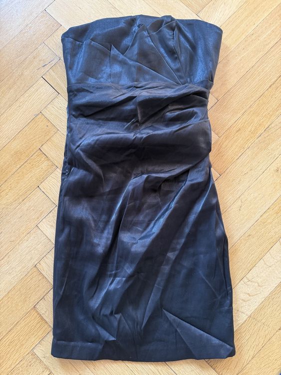 Robe Bustier Noire BSB Collection - Taille 40/42 | Robe De Bal Genou Neuve Avec étiquette