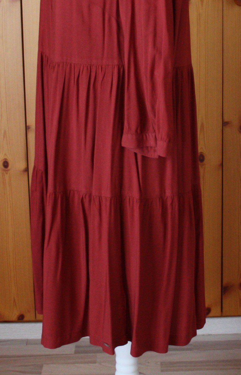Kleider: Kleid Langarm Q/S rost-rot Gr. XL – Gebraucht aus Flüelen von Diversicum-Curvy 5