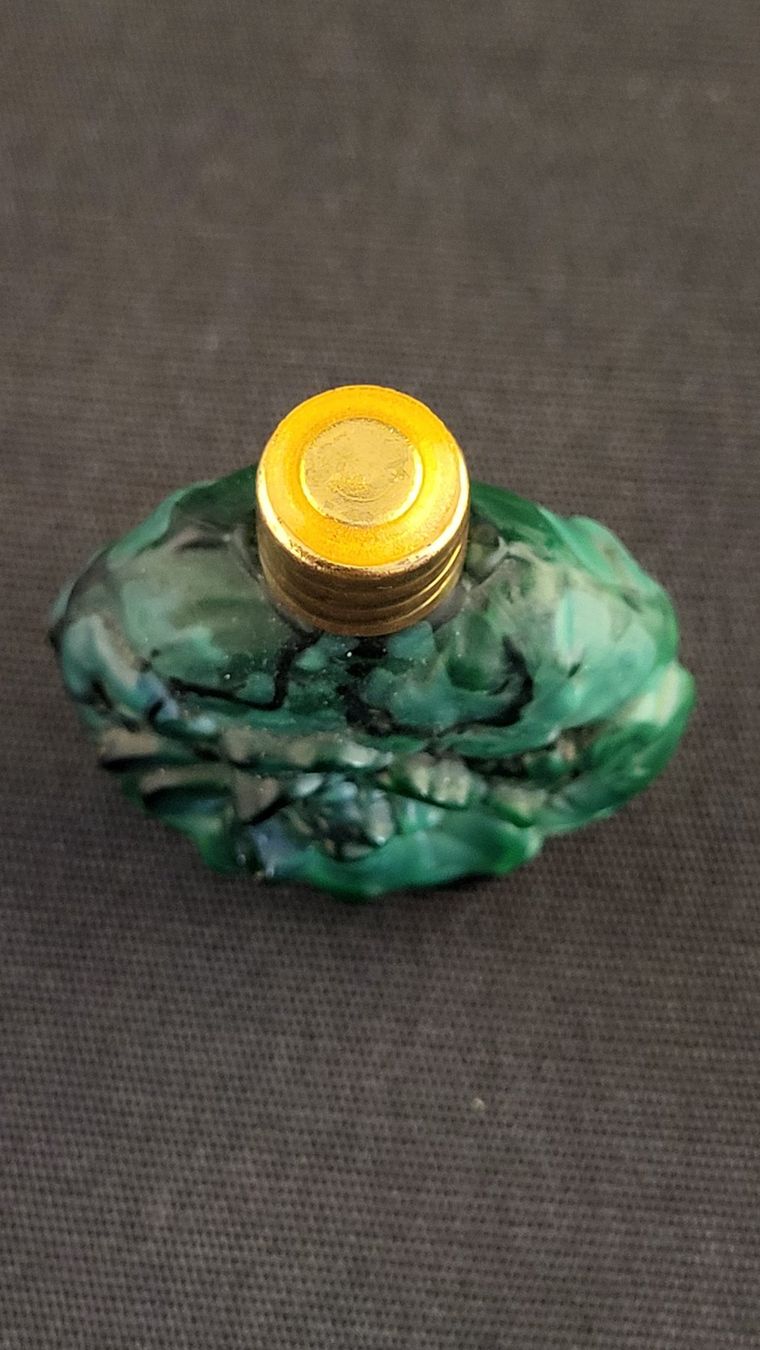 Flaconi: Parfüm-Flacon MALACHITGLAS – Usato da Basel venduto da spinne02 5