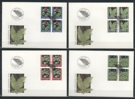 1993, FDC, Pro Juventute, Viererblöcke