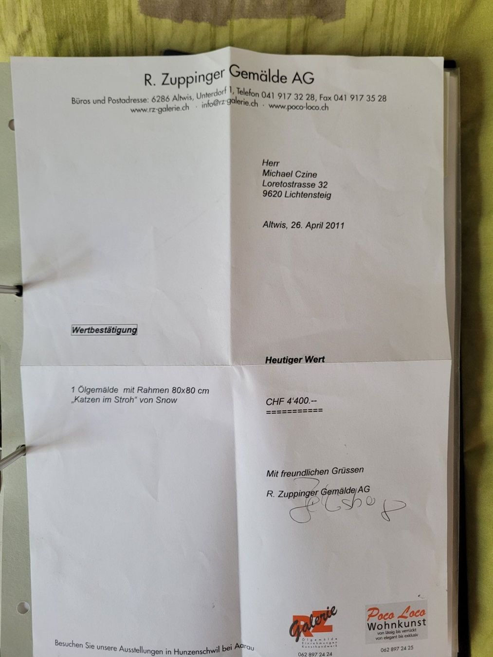 Dipinti: Ölgemälde – Usato da Uznach venduto da Mike791 1