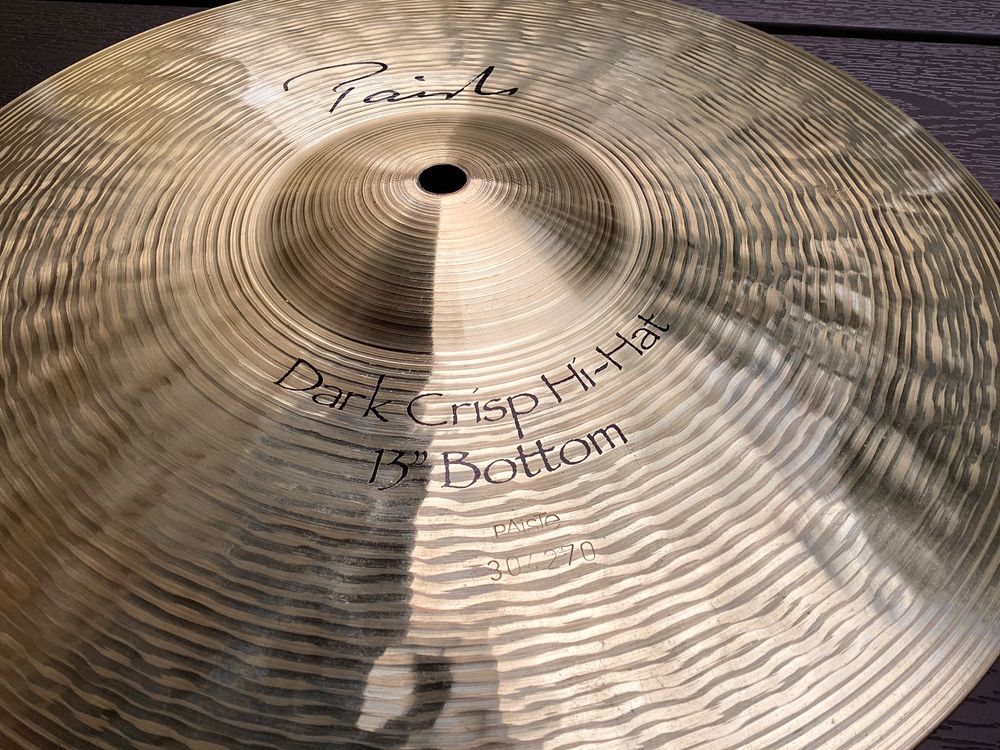Paiste Dark Crisp HiHat 13“ Cymbals • Signature Line 1993 Kaufen auf Ricardo