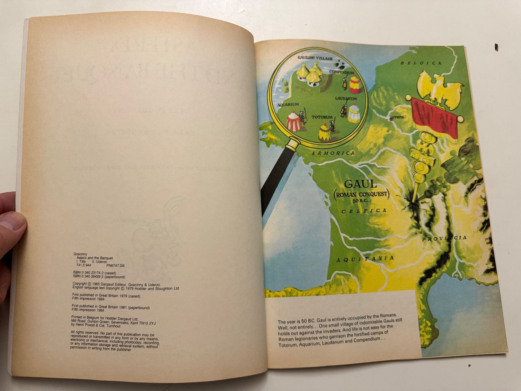 Fumetti: Asterix and the Banquet Softcover – Usato da Münsingen venduto da Ganjam 3