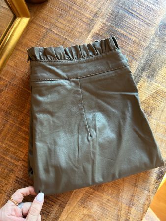 YOOX Kunstleder Leggings - Gr. M