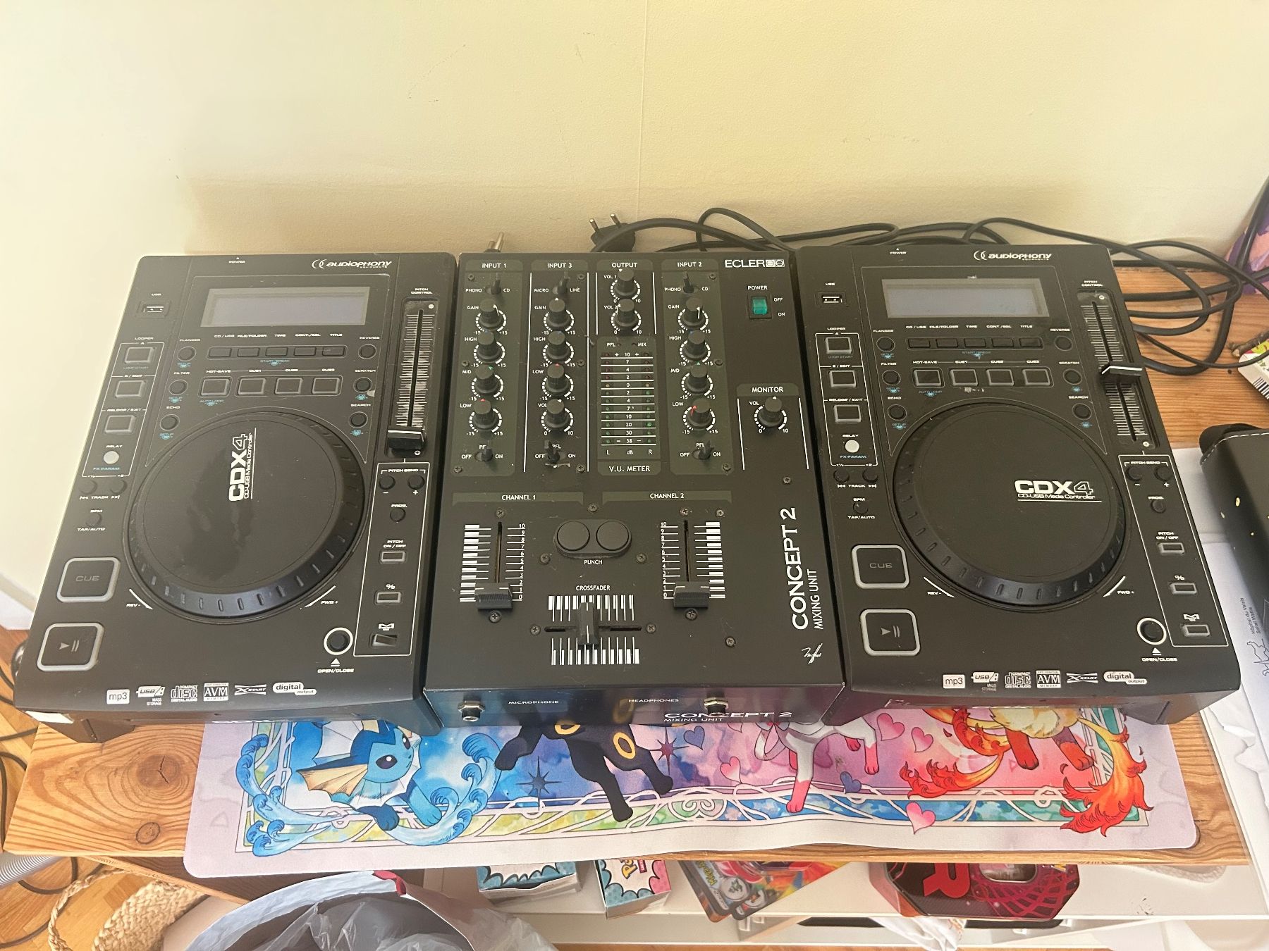 Mischpulte: Pack DJ Ecler Concept 2 + 2 lecteurs Audiophony CDX4 – Gebraucht aus Sion von mar_w868
