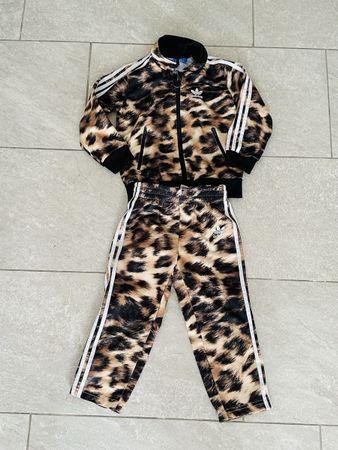 Adidas Trainingsanzug Leoprint Gr. 98/2-3J top Zustand!
