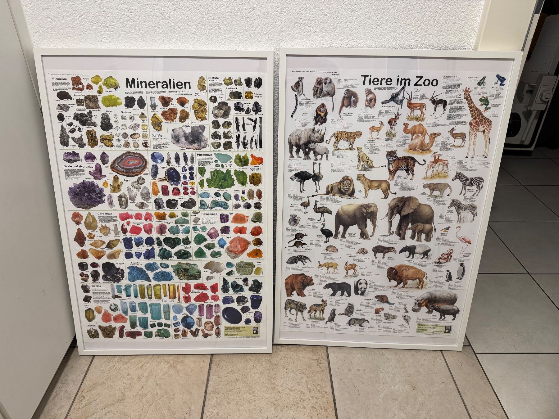 Foto & Immagini: 2 Poster mit Rahmen Kinder – Usato da Münchenbuchsee venduto da LuiConte
