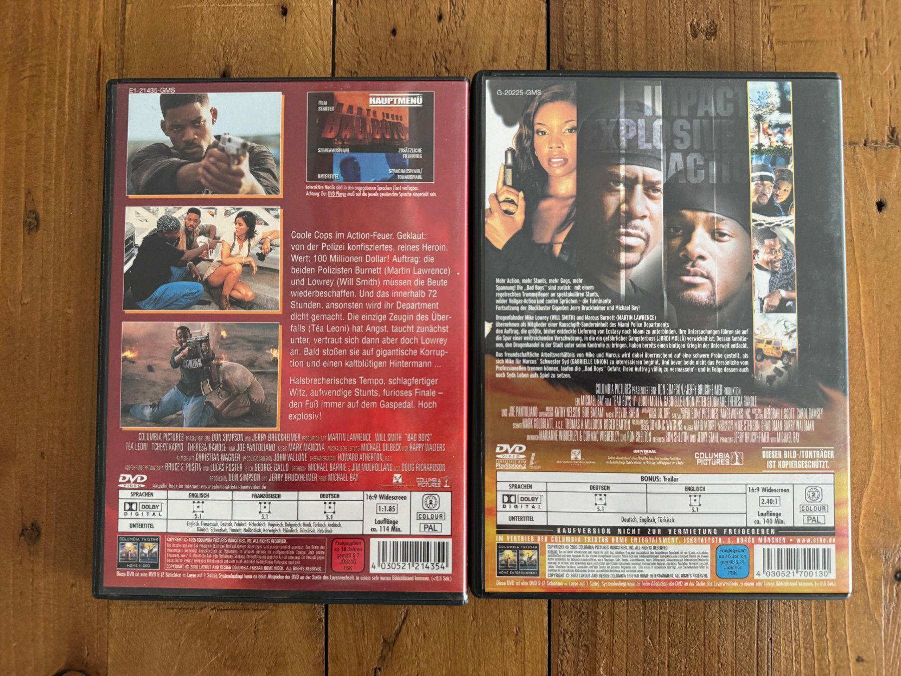 Tutti i DVDs: DVD: Bad Boys 1 + 2 – Usato da Belp venduto da Smiley90 1