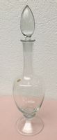 Karaffe Glas mit Stöpsel 42 cm Höhe gebraucht