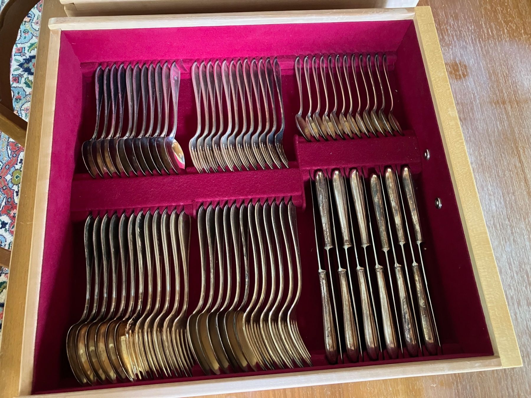 Set di posate: Silber Besteckservice – Usato da Uster venduto da hpl_nl2w