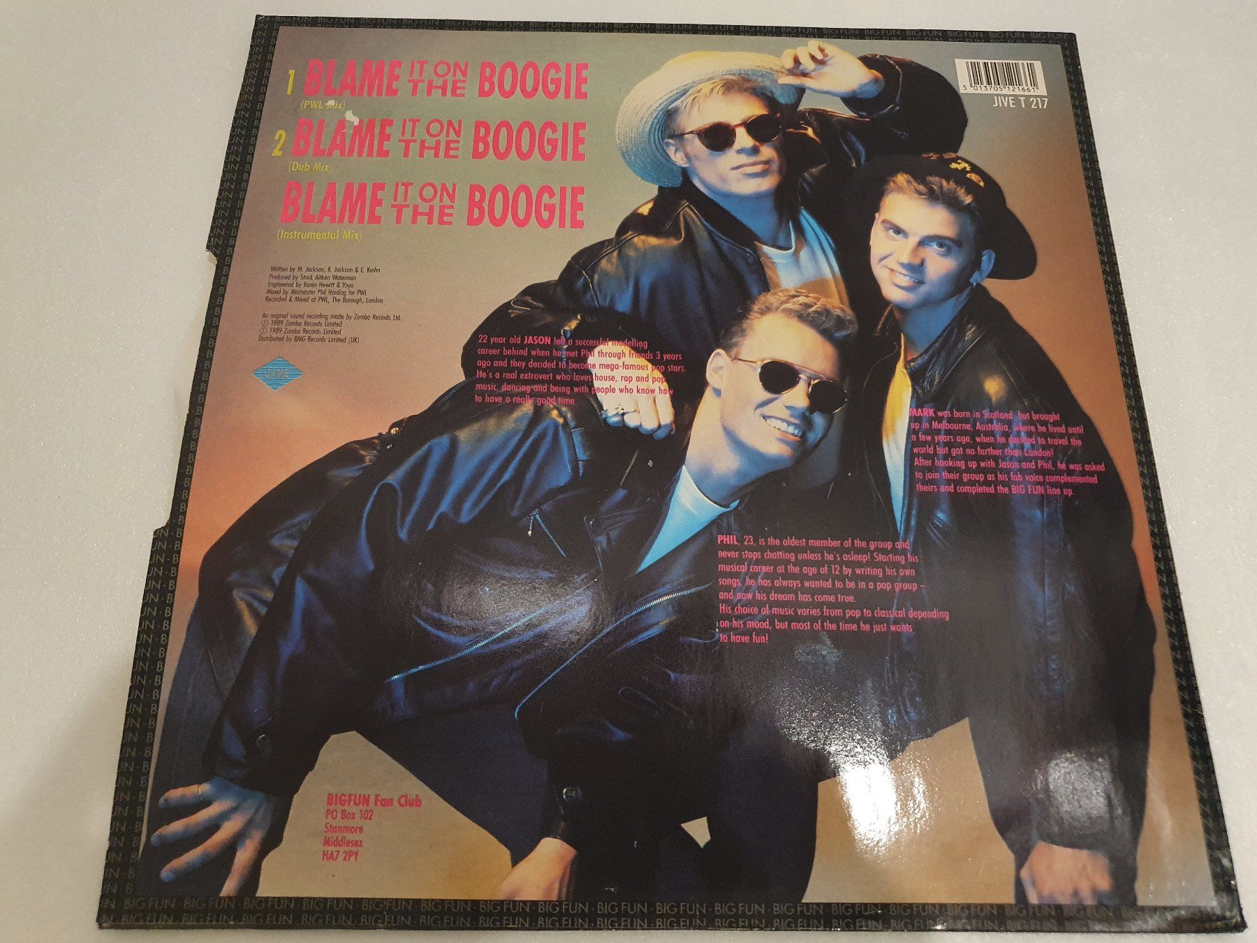 Dischi in vinile: Big Fun – Blame It On The Boogie – Usato da Uster venduto da Vinyl-Leidenschaft 1