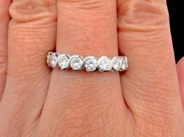 Alliance Diamanten 1.9c Ring Bucherer 18k WG Gr 55 *S2015