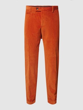 Trendige Strellson Cordhose, Gr. 44/S, orange, neu