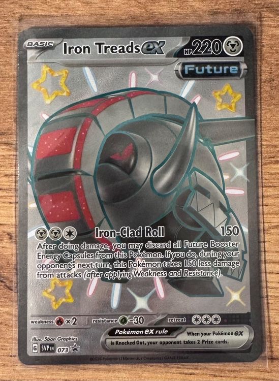 Iron Treads ex SHINY PROMO SVP 073 Pokemon Paldean Fates / | Kaufen auf ...