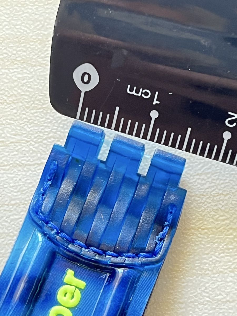 Swatch Orologi: Swatch Uhrenarmband textil blau  17m – Nuovo (secondo la descrizione) da Grenchen venduto da chththl 1