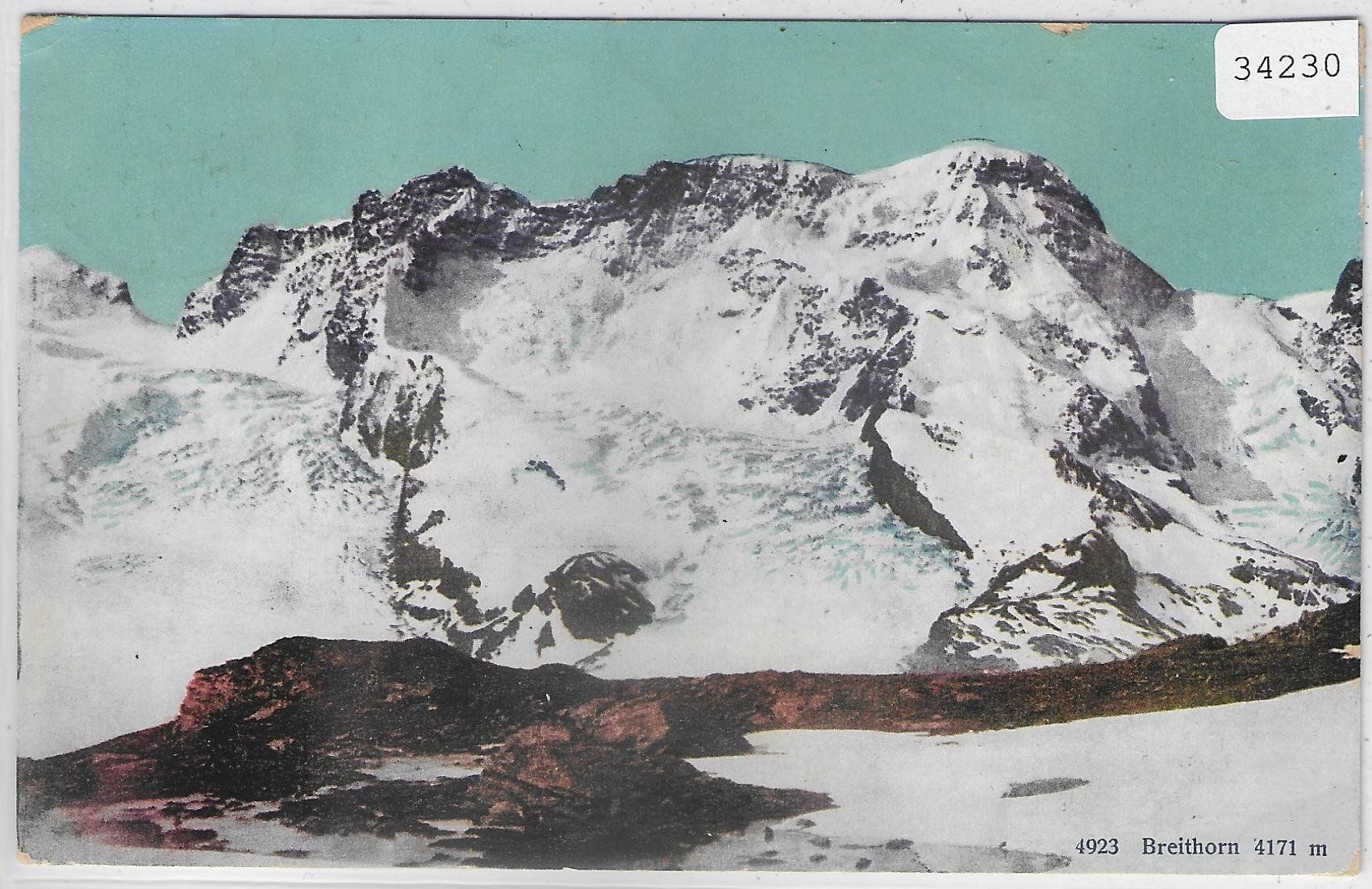 Cartes postales: Breithorn - Litho – D'occasion à Ettingen par Kartenplanet