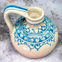 Vase cruche BENLLOCH en céramique de style Manises 1920/30