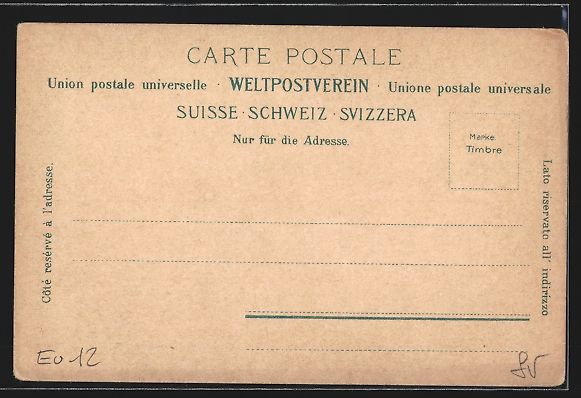 Cartoline postali: Zermatt, Ortspartie mit Kirchturm und Be – Usato da Berlin venduto da bartko-reher 1