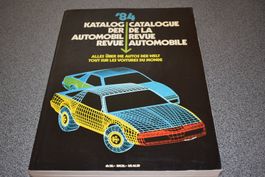 Catalogue Revue Automobile 1984