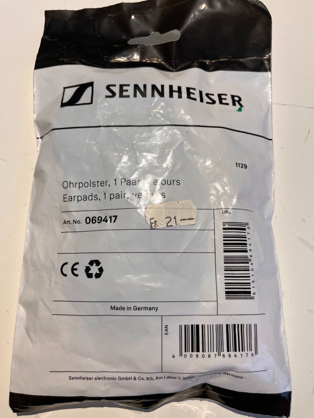 Sennheiser Kopfhörer: NEU VERPACKT - Sennheiser Kopfhörerpolster – Neu (gemäss Beschreibung) aus Bern von PJB