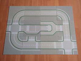 Lego Strassenplatte Platte Strasse Grundplatte - Gereinigt