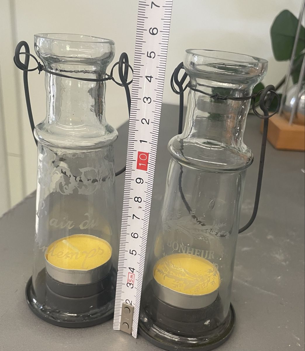 Alle Dekorationen: Windlichter im Glas-Design, 2 Stück, – Neu (gemäss Beschreibung) aus Au ZH von Jaggy4 5