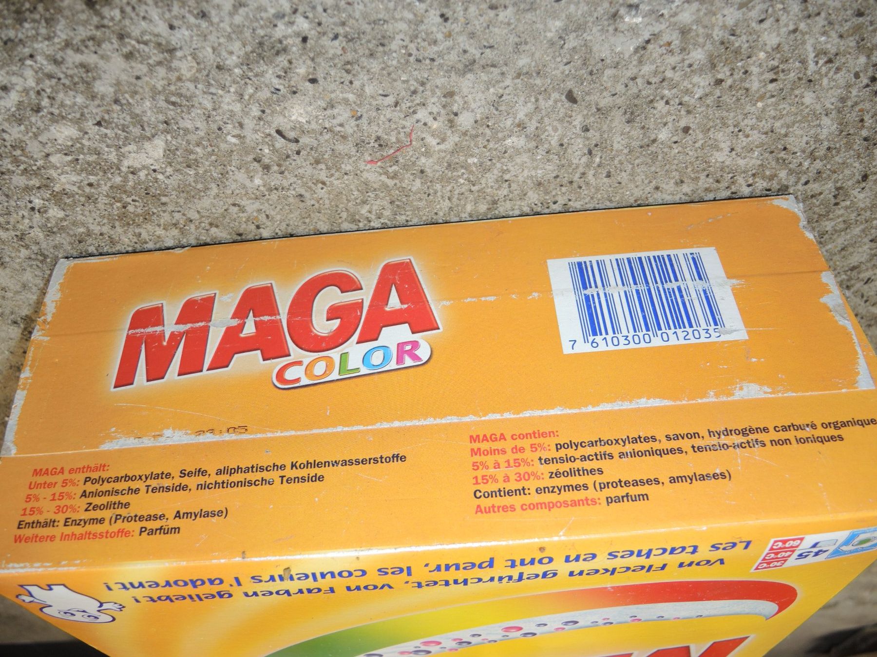 Prodotti di pulizia: MAGA Color  Waschmittel Pack leer – Usato da Rorschach venduto da maeck8 6