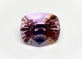 Amétrine coussin concave cut 12.64 ct - CERTIFICAT 379.- Fr