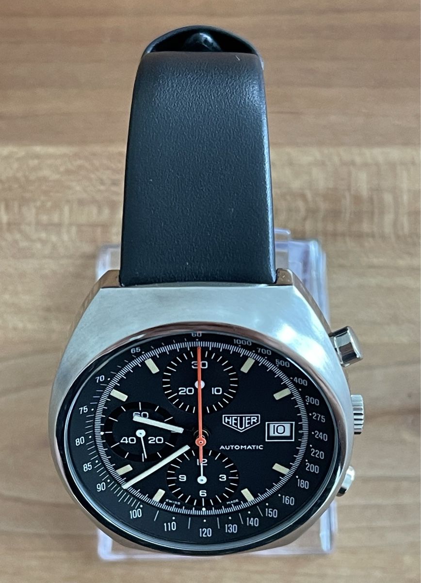 Tag Heuer Orologi: Vintage HEUER Automatic Pasadena Chrono 750.501 restauriert – Usato da Embrach venduto da Canderau 6