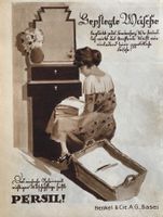 Vintage Reklame, Persil Waschpulver, Henkel, Basel, 1925