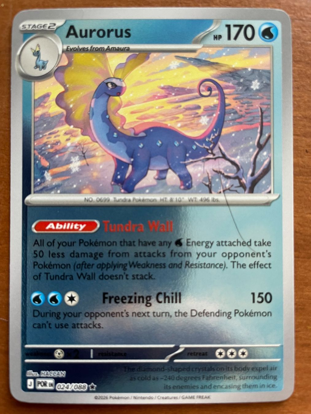 Pokémon Carte collezionabili: Pokemon Aurorus Reverse (Versand gratis) – Nuovo (secondo la descrizione) da Chur venduto da Angerson