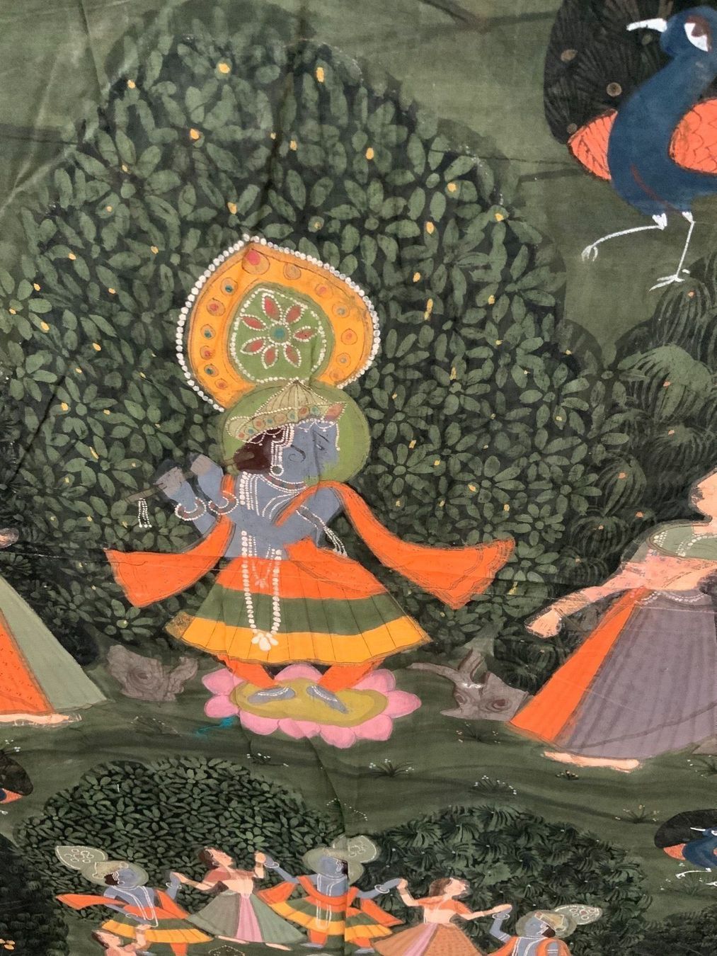 Gemälde: Gemälde - Antik - INDIA Kunst  Unikat – Gebraucht aus Zürich von Danokiko 3