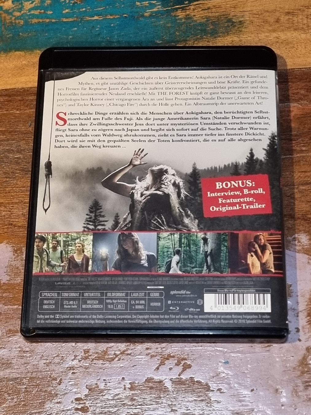Tutti i DVDs: The Forest, Blu Ray Horror – Usato da Winterthur venduto da Belzarek 1