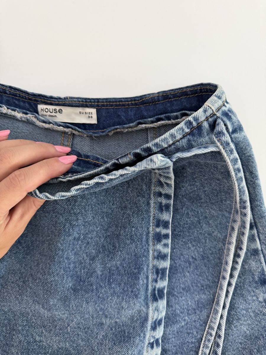 Jeans: Denim Shorts Wrap Style Blue Size S  – Neu (gemäss Beschreibung) aus Gränichen von Domsiiiii 2