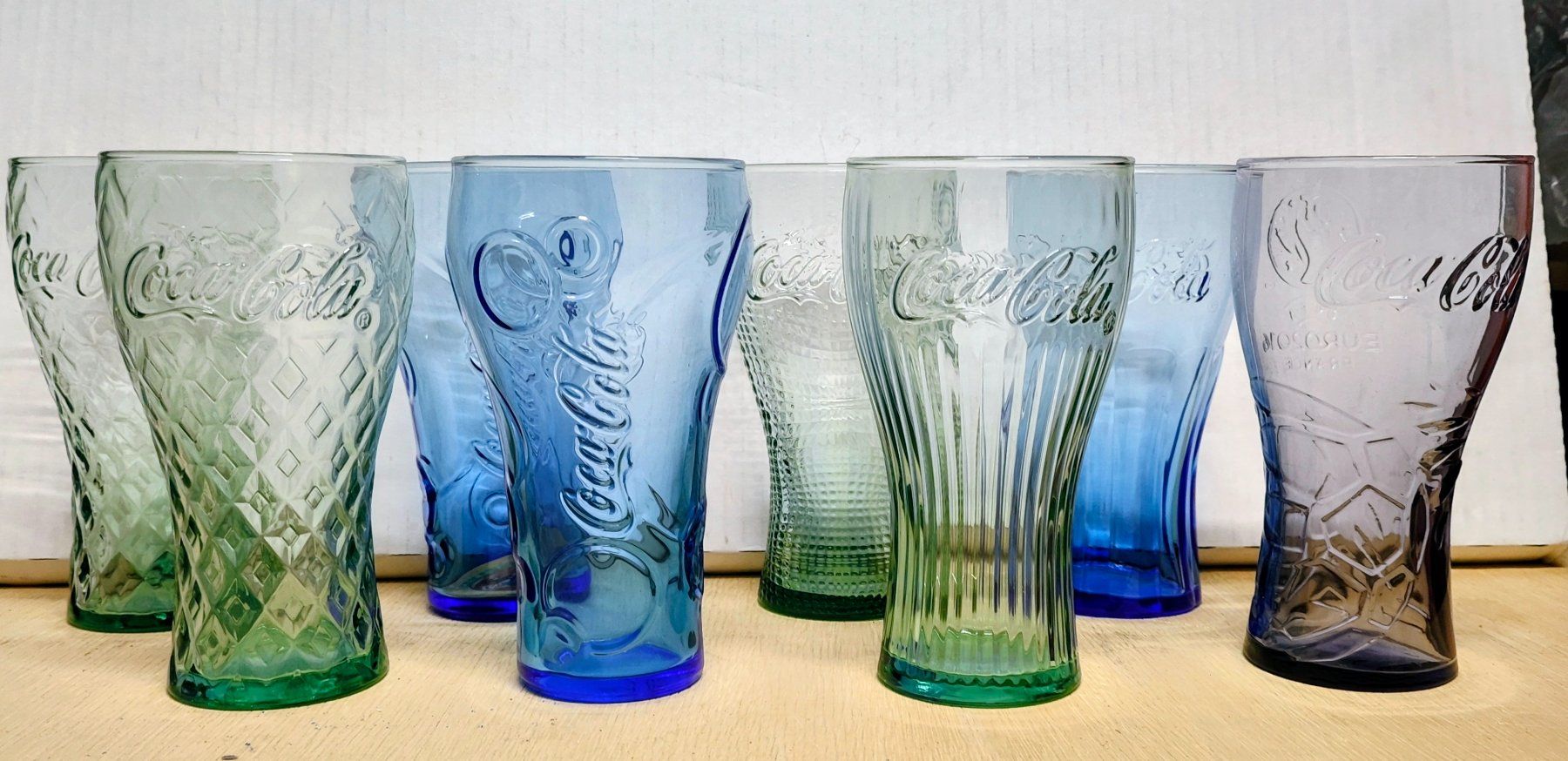 Coca-Cola Bicchieri: 8 Coca-Cola Gläser von Mc Donalds  ca. 3 dl – Nuovo (secondo la descrizione) da Pfäffikon ZH venduto da Colacity