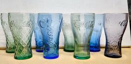 8 Coca-Cola Gläser von Mc Donalds  ca. 3 dl