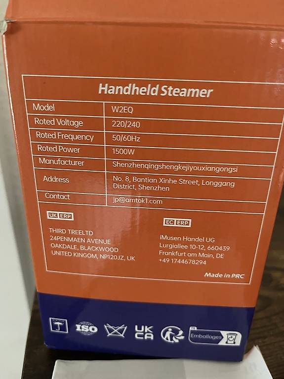 Küchengeräte: Portable Fast Heat Foldable Fabric Steamer – Gebraucht aus Unterägeri von eve_76lj 1