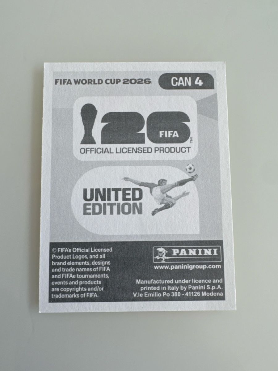 Panini Carte collezionabili: Panini 2026 Alistair Johnston CAN4 – Nuovo (secondo la descrizione) da Bern venduto da akl_sy9s 1